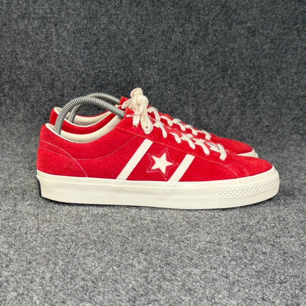Converse One Star Academy Pro Ox Suede Sneakers Mens 11 Red Egret Low Lace Retro